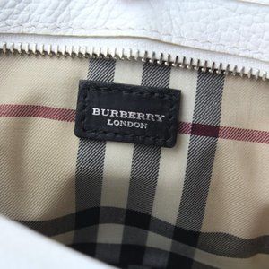 Burberry Leather Baguette Bag